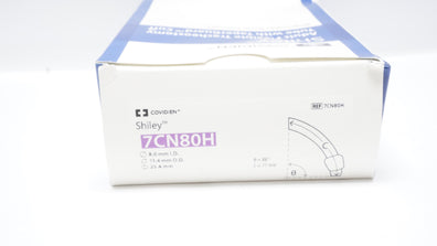 Covidien 7CN80H Shiley Adult Flexible Tracheostomy Tube 8.0ID x 11.4OD x 25.4mm